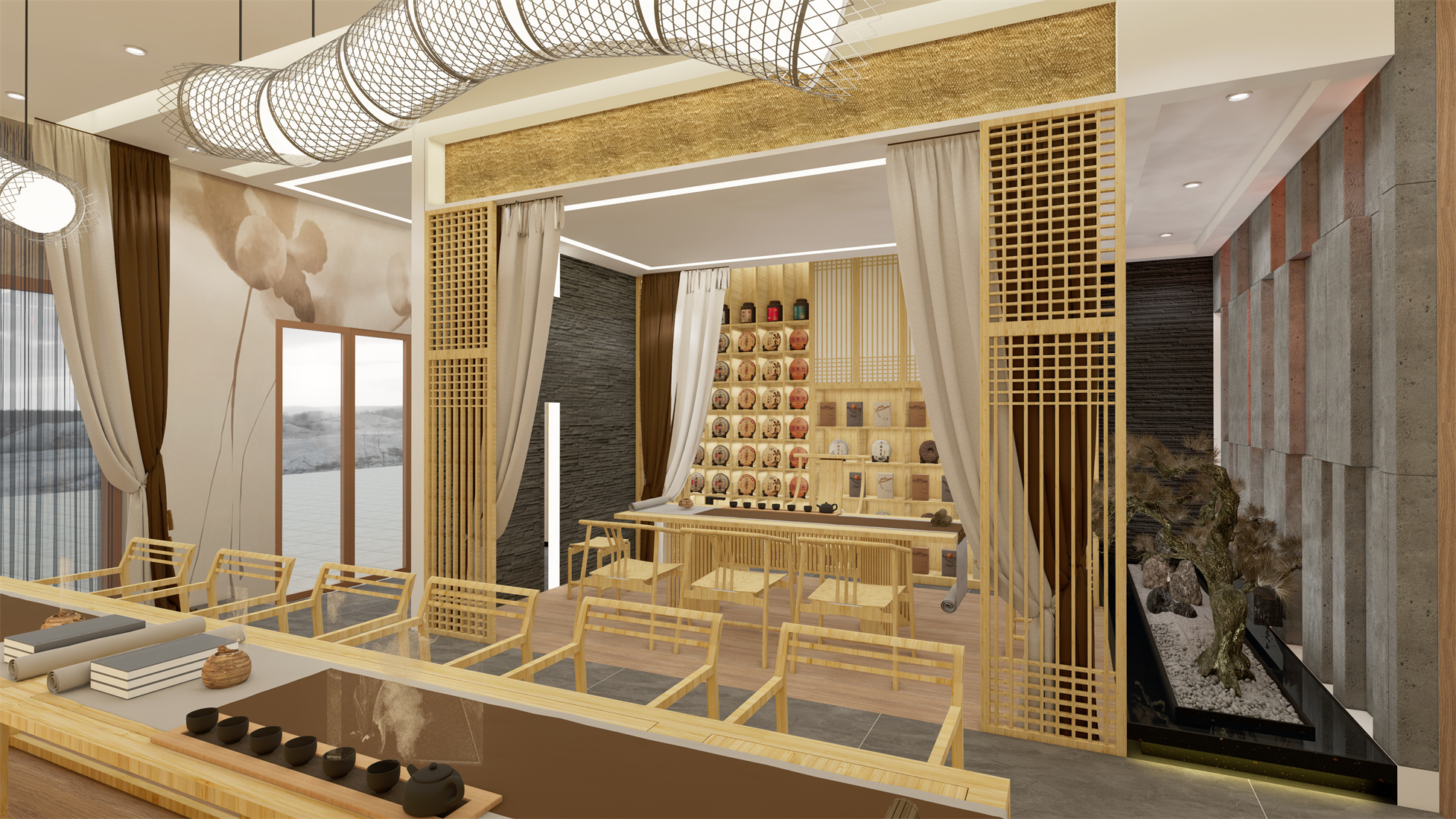 【茶企展廳 品牌門(mén)店(diàn)】案例